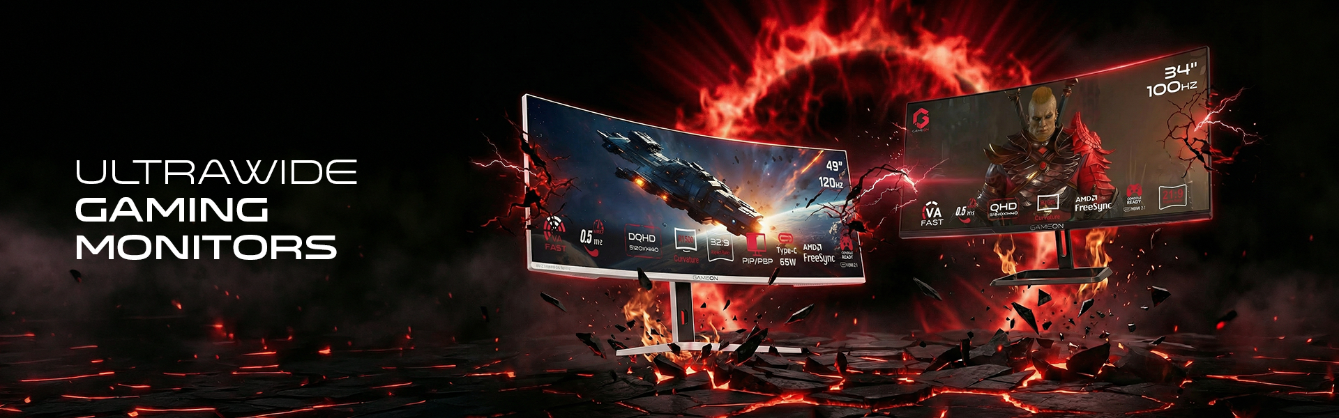 Ultrawide Gaming Monitors Banner
