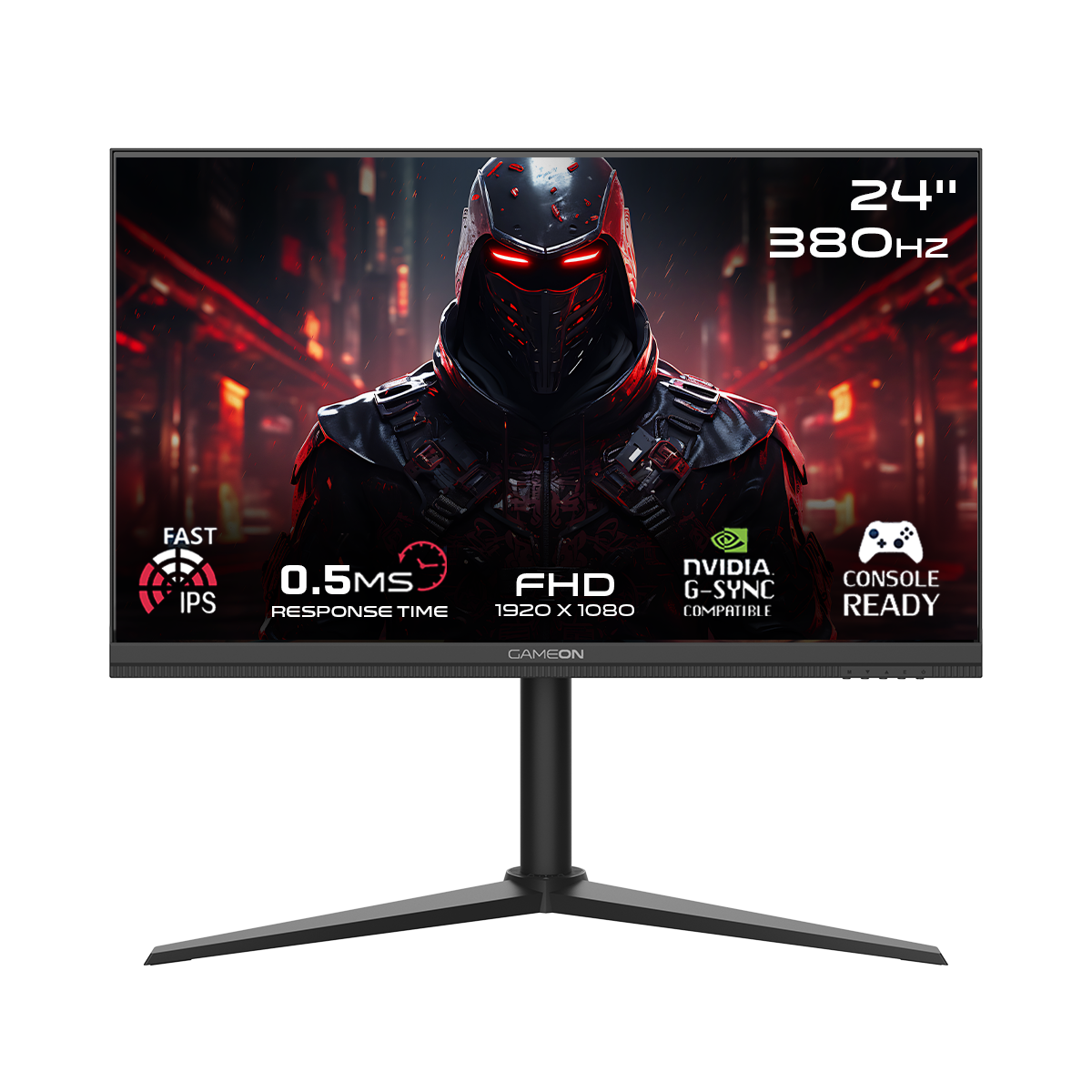 GAMEON GOMP24FHD380IPS Midnight Pro Series 24&quot; FHD, 360Hz, MPRT 