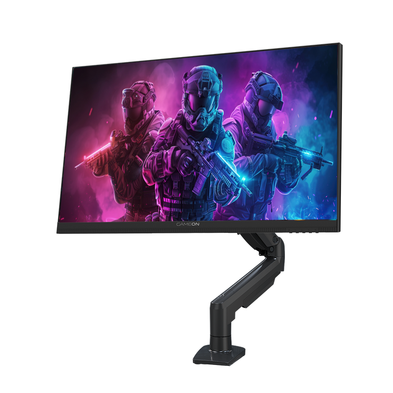 GAMEON GOM24FHD190IPS Midnight Pro X Series 24" FHD, 190Hz, MPRT 0.5ms, Fast IPS Gaming Monitor (Support PS5) with Stand - Black