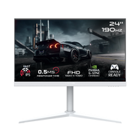 GAMEON GOA24FHD190IPS Artic Pro Series 24" FHD, 190Hz, MPRT 0.5ms, Fast IPS Gaming Monitor (Support PS5) - White