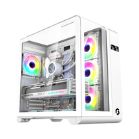 GAMEON Infinity Artic Series ARGB Mid Tower Gaming Case - White