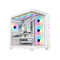 GAMEON Pulse Artic Series ARGB Mid Tower Gaming Case - White