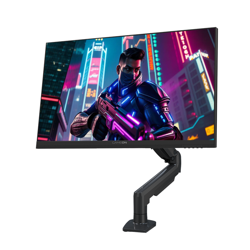 GAMEON GOM27FHD190IPS Midnight Pro X Series 27" FHD, 190Hz, MPRT 0.5ms, Fast IPS Gaming Monitor (Support PS5) with Stand - Black