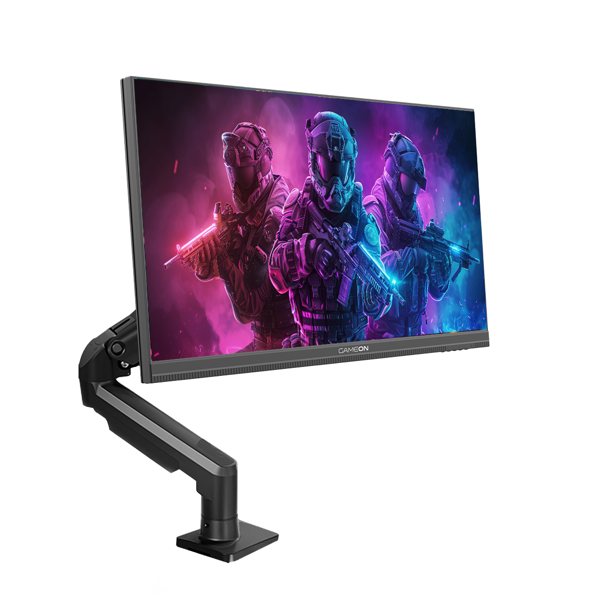 GAMEON GOM24FHD190IPS Midnight Pro X Series 24" FHD, 190Hz, MPRT 0.5ms, Fast IPS Gaming Monitor (Support PS5) with Stand - Black