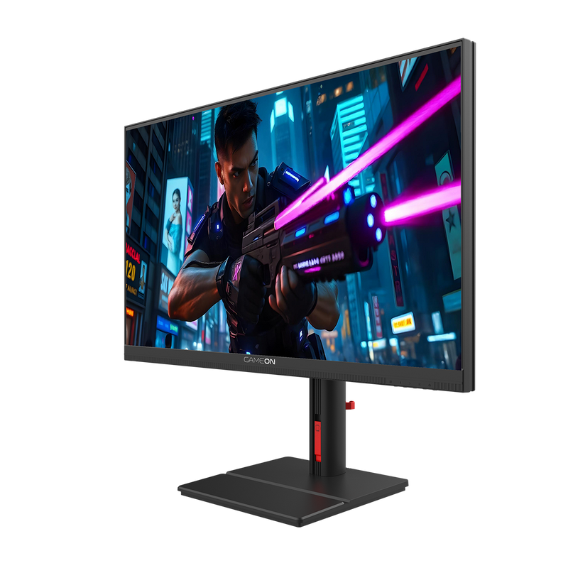 GAMEON GOML27QHD180IPS Midnight Signature Series 27" QHD, 180Hz, MPRT 0.5ms, HDMI 2.1, Fast IPS Mini LED Gaming Monitor (Support PS5) - Black
