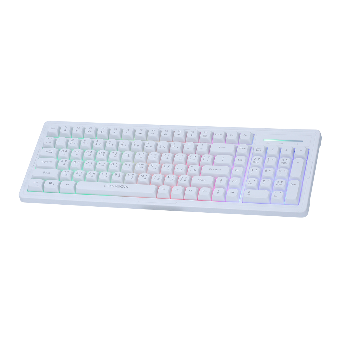 GAMEON GO-CYPHERW-XL-W All-In-One Gaming Bundle (Keyboard, Headset, Mouse & Mousepad)