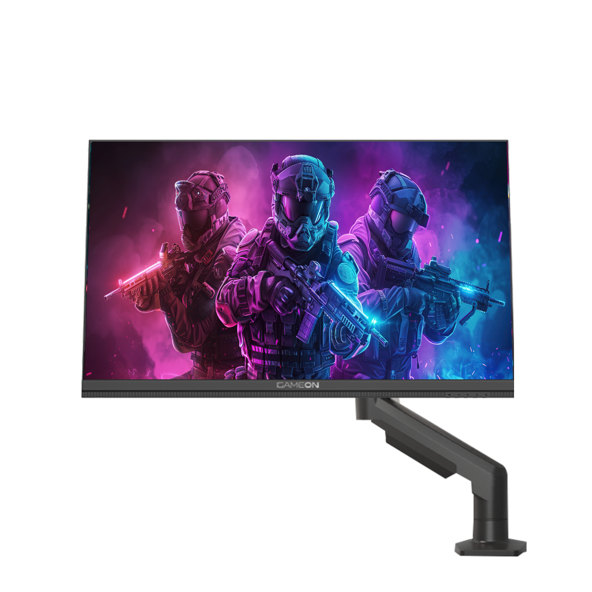 GAMEON GOM24FHD190IPS Midnight Pro X Series 24" FHD, 190Hz, MPRT 0.5ms, Fast IPS Gaming Monitor (Support PS5) with Stand - Black