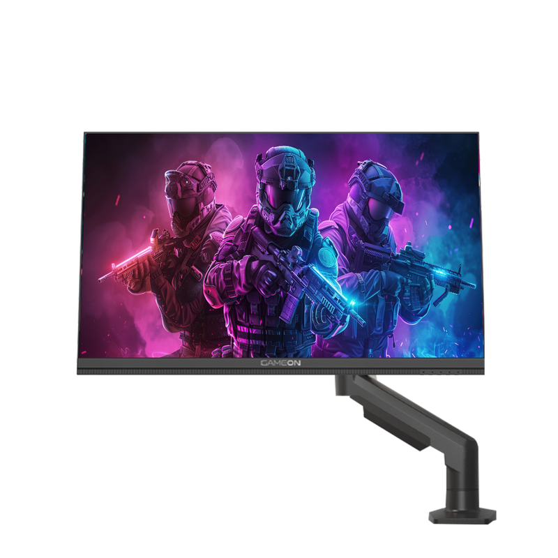 GAMEON GOM24FHD190IPS Midnight Pro X Series 24" FHD, 190Hz, MPRT 0.5ms, Fast IPS Gaming Monitor (Support PS5) with Stand - Black