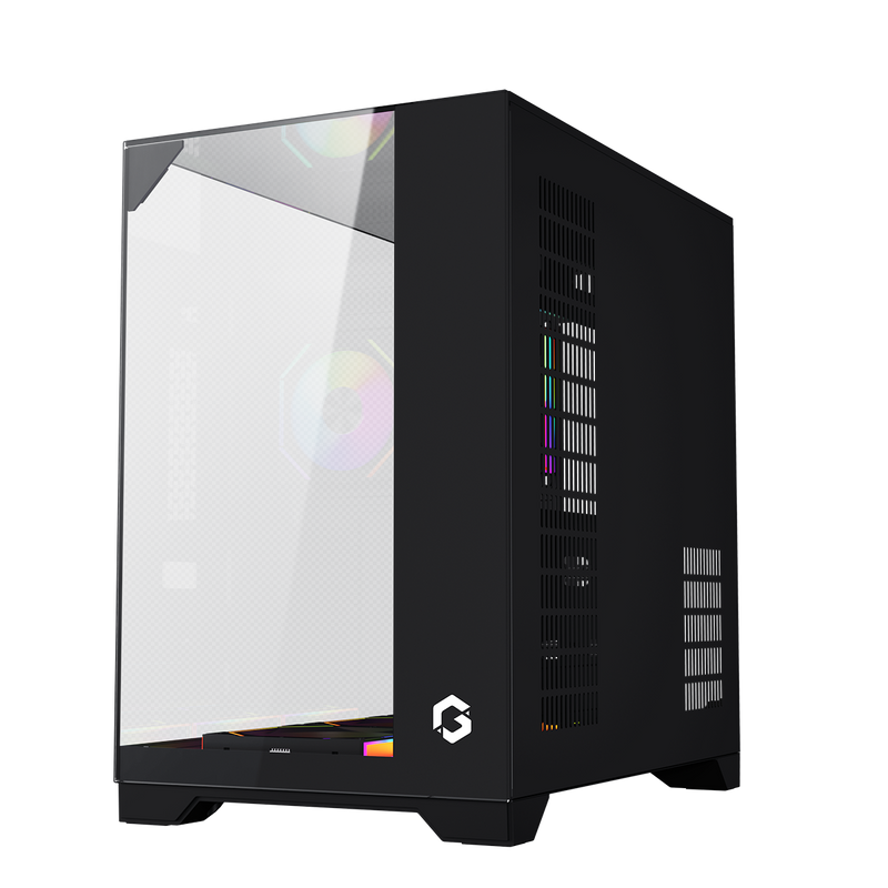 GAMEON Valkyrie I Series Mid Tower Gaming Case - Black