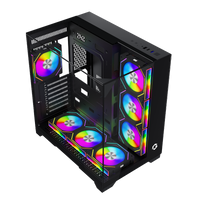 GAMEON Valkyrie I Series Mid Tower Gaming Case - Black