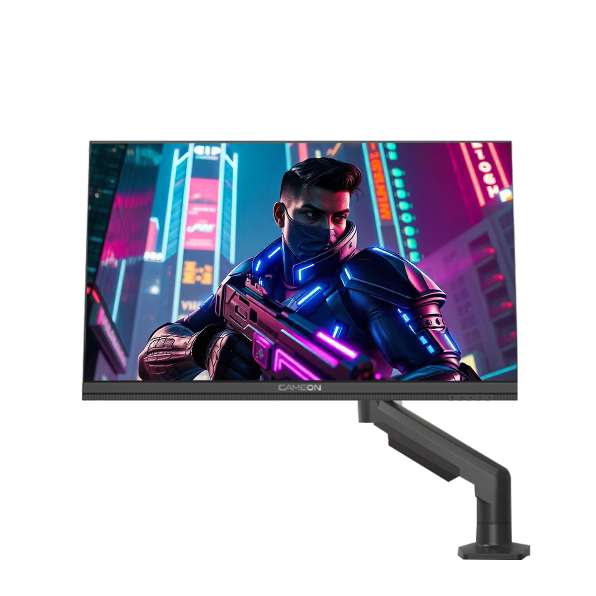 GAMEON GOM27FHD190IPS Midnight Pro X Series 27" FHD, 190Hz, MPRT 0.5ms, Fast IPS Gaming Monitor (Support PS5) with Stand - Black