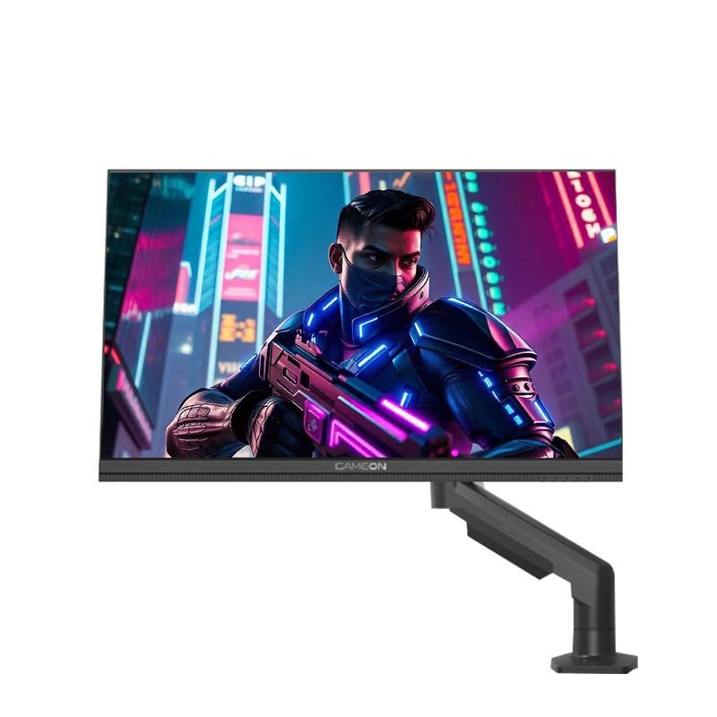 GAMEON GOM27FHD190IPS Midnight Pro X Series 27" FHD, 190Hz, MPRT 0.5ms, Fast IPS Gaming Monitor (Support PS5) with Stand - Black