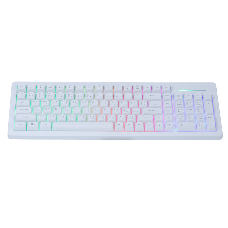 GAMEON GO-CYPHERW-XL-W All-In-One Gaming Bundle (Keyboard, Headset, Mouse & Mousepad)