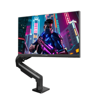 GAMEON GOM27FHD190IPS Midnight Pro X Series 27" FHD, 190Hz, MPRT 0.5ms, Fast IPS Gaming Monitor (Support PS5) with Stand - Black