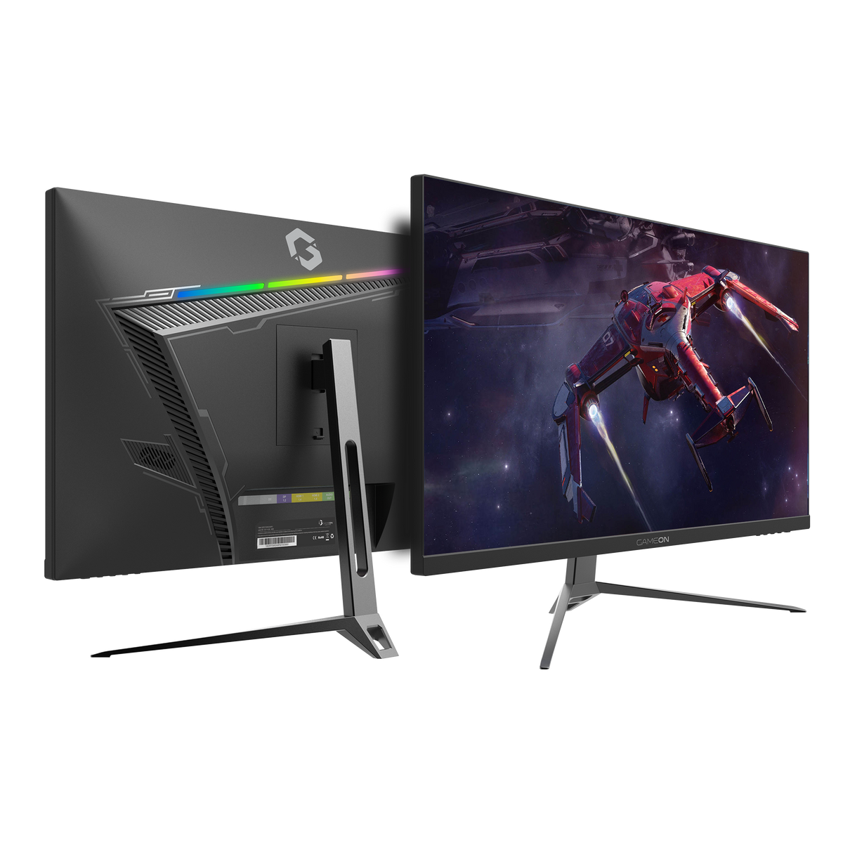 GAMEON GOES27QHD240IPS Gaming Monitor, 27 Inch Computer Monitor, QHD, 240Hz, MPRT 0.5ms, HDMI 2.1, Fast IPS Panel, Tilt, Low Blue Light, Free Sync Premium & G-Sync, Support PS5, Black