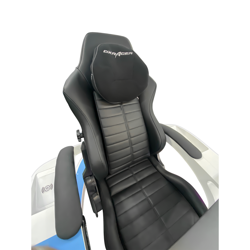 GAMEON Orion X Computer Gaming Reclining Simulator Cockpit - White