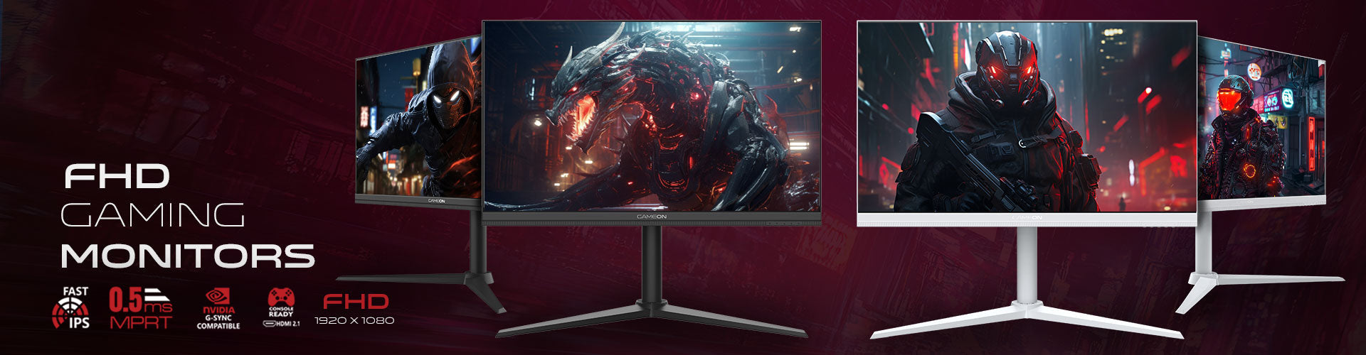 FHD Gaming Monitors Banner