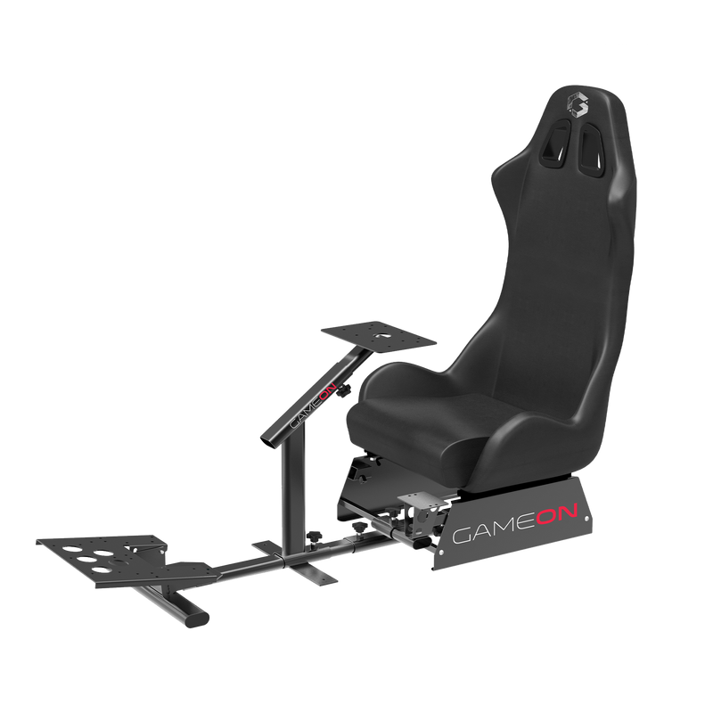 GAMEON GOMPR-5091 Master Pro Racing Gaming Simulator Cockpit - Black