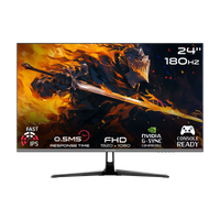 GAMEON GOPS24180IPS Pro-series Gaming Monitor, شاشه قيمنق  24 Inch, FHD, 1920x1080, 180Hz, Fast IPS Panel, 0.5ms, HDMI 2.0, Adaptive Sync & G-Sync Compatible, Tilt Adjustment, Black