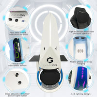 GAMEON Orion X Computer Gaming Reclining Simulator Cockpit - White