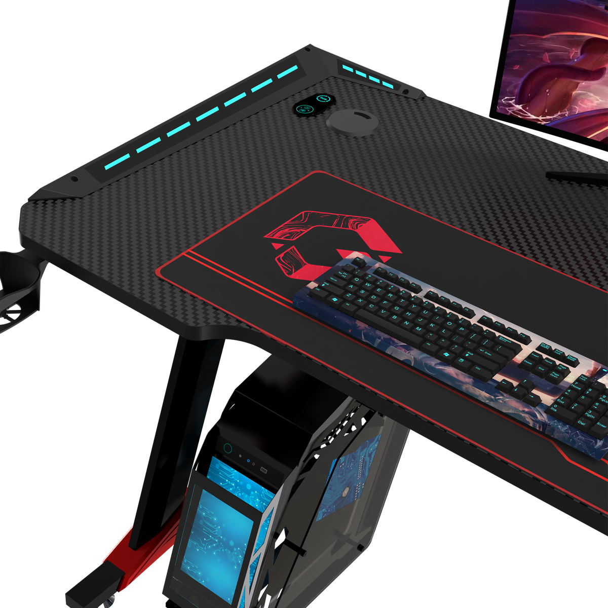 Buy Raptor Desk Premium – Gaming Quality Z-Shaped Online | Series Gaming II Desk