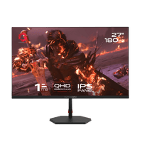 GAMEON GB27Q180 Pro Series 27" QHD, 180Hz, 1ms, HDMI 2.1, IPS Gaming Monitor (Supports PS5) - Black