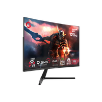 GAMEON GC27F120VA Pro Series 27'' FHD, 120Hz, MPRT 0.5ms, HDMI 2.1, Fast VA Panel Curved Gaming Monitor 1500R, 16:9 (Supports PS5) - Black