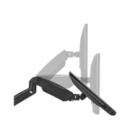 GAMEON GO-5008 Economy Spring-Assisted Wall Mounted Dual Monitor Arm For Gaming And Office Use, 17" - 32", Each Arm Up To 9 KG