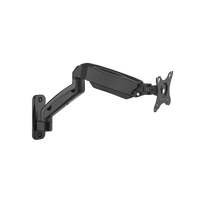 GAMEON GO-5015 Economy Spring-Assisted Wall Mounted Single Monitor Arm For Gaming And Office Use, 17" - 32", Arm Up To 9 KG