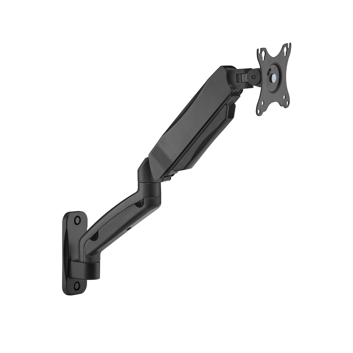 GAMEON GO-5015 Economy Spring-Assisted Wall Mounted Single Monitor Arm For Gaming And Office Use, 17" - 32", Arm Up To 9 KG