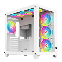 GAMEON Emperor Artic Series Mid Tower Gaming Case - White