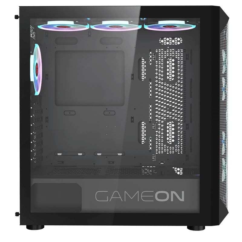 GAMEON Emperor Midnight I Series Mid Tower Gaming Case - Black