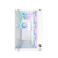 GAMEON Emperor Arctic II Series Mid Tower Gaming Case - White