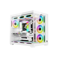 GAMEON Emperor Arctic VX Series Mid Tower Gaming Case - White