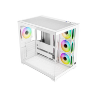 GAMEON Emperor Arctic VX Series Mid Tower Gaming Case - White