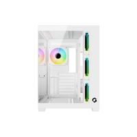 GAMEON Emperor Arctic VX Series Mid Tower Gaming Case - White