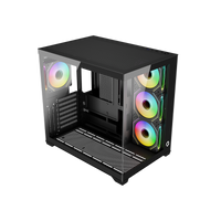GAMEON Emperor Midnight VX Series Mid Tower Gaming Case - Black