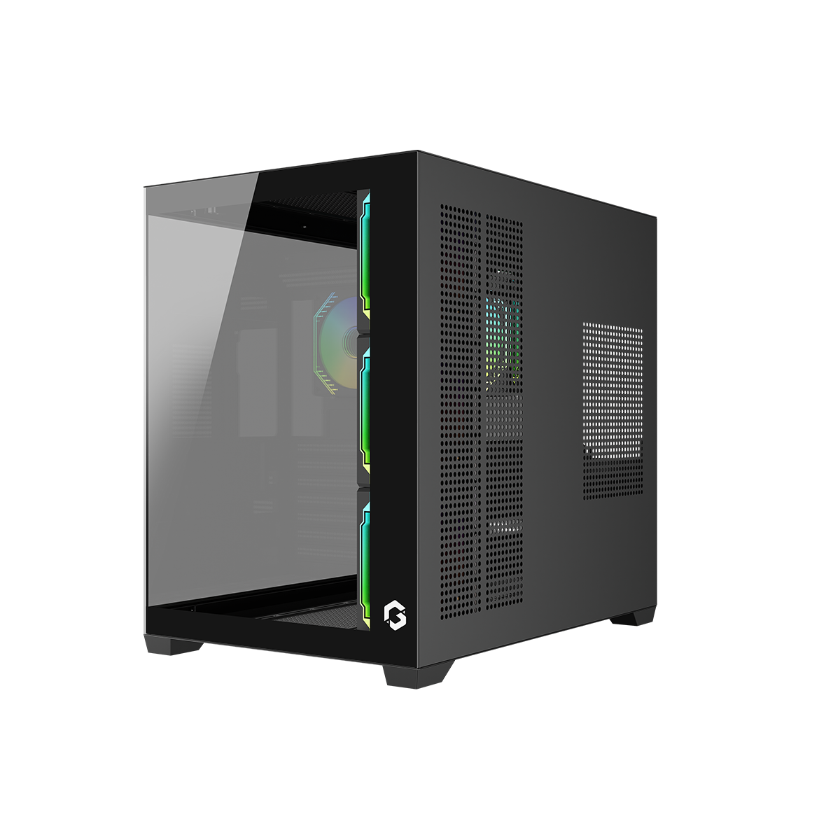 GAMEON Emperor Midnight VX Series Mid Tower Gaming Case - Black