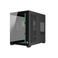 GAMEON Emperor Midnight VX Series Mid Tower Gaming Case - Black