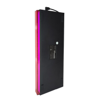 GAMEON PRIMEX Series GO-MK260-RS 60% RGB Mechanical Wired Gaming Keyboard with Customization Software, Red Switch - English/Arabic