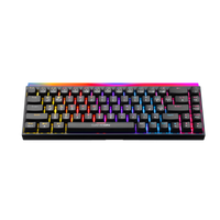 GAMEON PRIMEX Series GO-MK260-RS 60% RGB Mechanical Wired Gaming Keyboard with Customization Software, Red Switch - English/Arabic