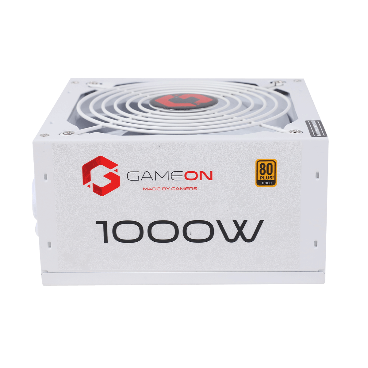 GAMEON - SPY2 ATX 1000 WATTS 80 PLUS Gold Value Gaming Power Supply - White