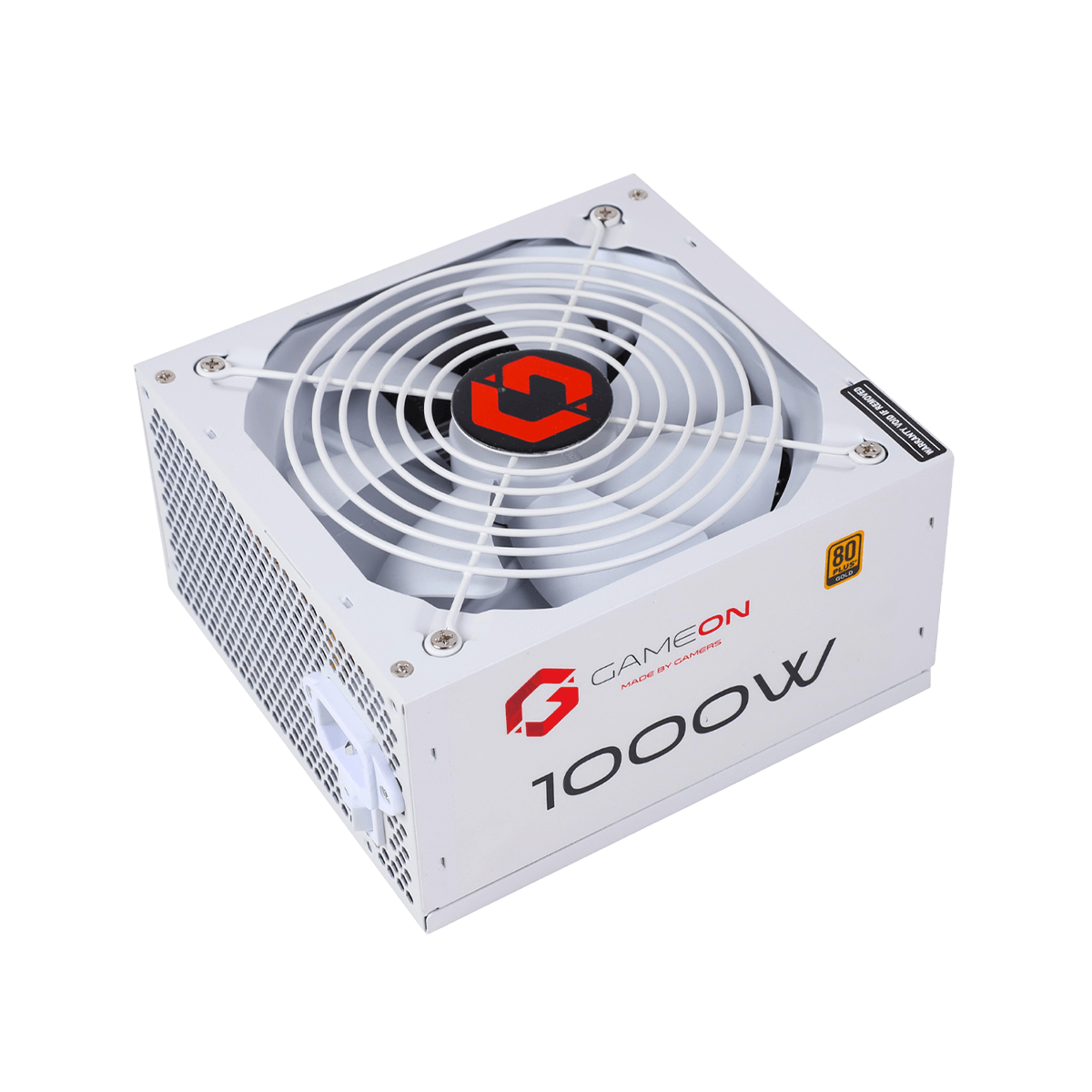 GAMEON - SPY2 ATX 1000 WATTS 80 PLUS Gold Value Gaming Power Supply - White