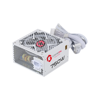 GAMEON Trident IV-A POWERFORGE Series Mid Tower Gaming Case with 750W Power Supply Pre-Installed - White