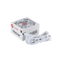 GAMEON Trident IV-A POWERFORGE Series Mid Tower Gaming Case with 750W Power Supply Pre-Installed - White