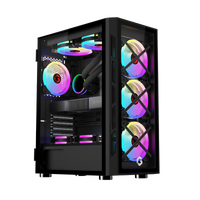 GAMEON TRIDENT III Mid Tower Gaming Case (Fixed ARGB) 4 Fans