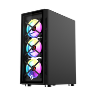 GAMEON TRIDENT III Mid Tower Gaming Case (Fixed ARGB) 4 Fans