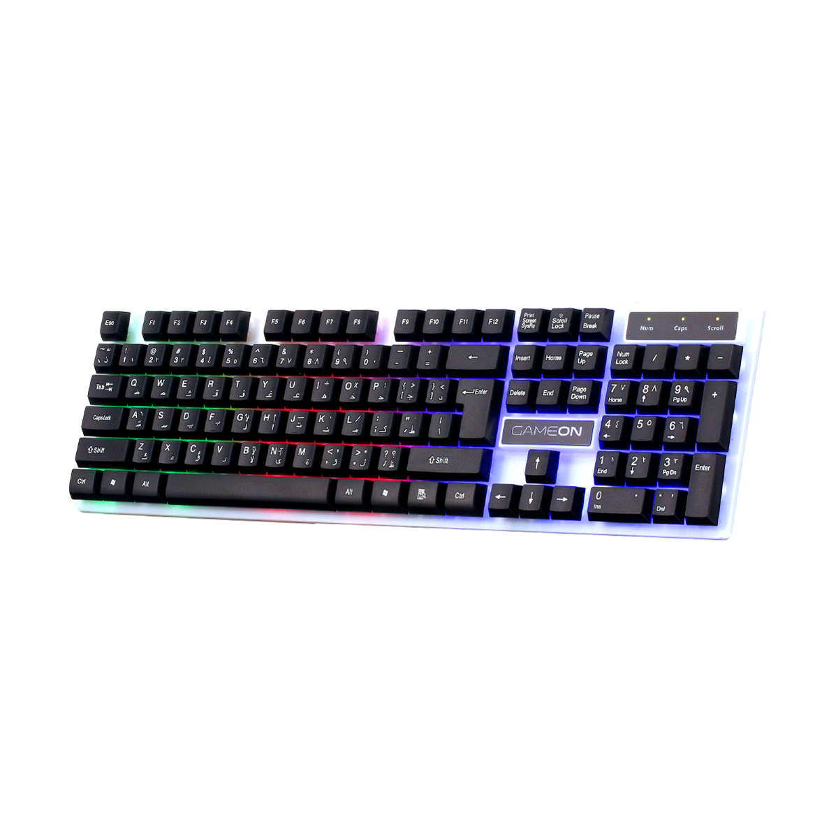 GAMEON DOMINION Series GO21KM-B RGB Wired Keyboard & Mouse 2 in 1 Combo - English/Arabic