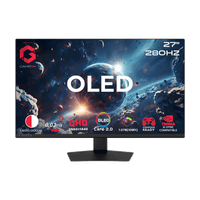 GAMEON GO27QDOLD280 Signature X Series 27" OLED QHD, 280Hz, 0.03ms, HDMI 2.1, Gaming Monitor (Supports PS5) - Black