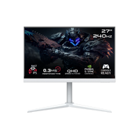 GAMEON GOA27QHD240IPS Artic Pro Series 27" QHD, 240Hz, MPRT 0.3ms, HDMI 2.1, Fast IPS Gaming Monitor (Supports PS5) - White